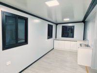 Maison préfabriquée écoénergétique en conteneur de 20 pieds ou 40 pieds, bureau modulaire pour station éolienne