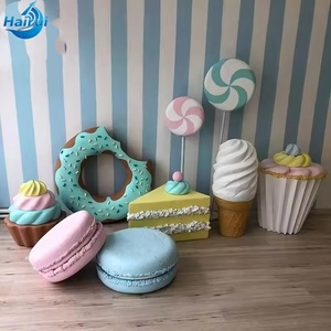 Decoración de Caramelos de Fibra de Vidrio Personalizada a Tamaño Real, Accesorios <span class=keywords><strong>Gigantes</strong></span> de Helado y Piruleta para Candy <span class=keywords><strong>Land</strong></span> - Product Image 2