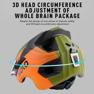 Afneembare Rand Mountainbike Camouflage Helm