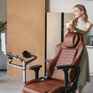 Scrivanie per Computer direzionali girevoli regolabili per ufficio sedie da gioco per giocatori con sedile morbido con poggiatesta e supporto lombare integrato - Product Image 5