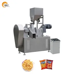 150 Kgh Gebakken Cheetos Twist Snacks Machine Gepofte Maïs Snack Tweelingschroef Extruder Maken Machine Cheetos Pufs Proceslijn