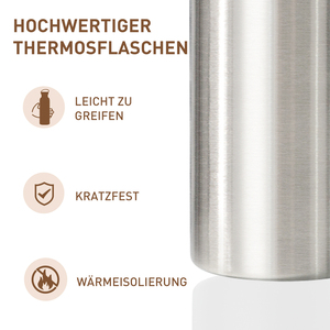 750ml Sealed Leak Proof Vacuum <b>Thermos</b> <b>Bottle</b> No Fingerprint Coating Lightweight Metal Handle Reusable Stainless Steel Sports - Product Image 5