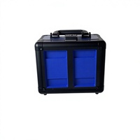 Étui de Luxe Bingo en Aluminium et Acrylique pour Cartes, avec Serrure TSA, Fenêtre de Présentation, Conception Antichoc, 2-3 Compartiments pour Cartes à Collectionner - Durable
