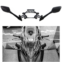Supporto per Specchietto Retrovisore Anteriore in Plastica per Yamaha XMax 300, Montaggio Navigatore Modificato