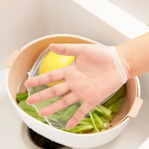 100pcs Disposable Sink Filter <b>Mesh</b> Bags Kitchen Sink <b>Strainer</b> Drain Hole Anti-blocking Garbage Bag Cleaning <b>Strainers</b> Net - Product Image 4