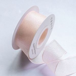 ริบบิ้นออร์แกนซ่าสีรุ้งโพลีเอสเตอร์แบบขายส่ง ขนาด 2.5 ซม. ยาว 10 หลา สำหรับช่อดอกไม้งานแต่งงานและห่อของขวัญ - Product Image 5