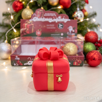 Coffret Cadeau de Noël Jouet Squishy Doux à Remontée Lente Anti-Stress en PVC Unisexe à partir de 5 ans Cadeau de Fêtes