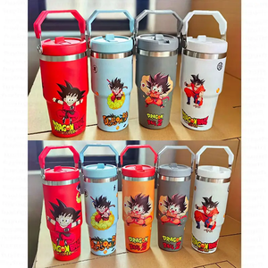 Gobelet dessin animé personnalisé en gros japonais Anime démon tueur Dragonball inoxydable isolé sous vide bouteille d'eau <span class=keywords><strong>tasse</strong></span> de paille - Product Image 3