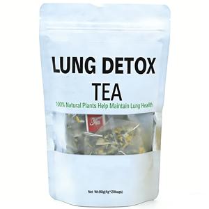 Thé aux herbes chinoises frais en vrac, 4g * 20 sachets, personnalisé par l'OEM, thé pour fumeurs, thé pour la santé, thé pour dégager les poumons - Product Image 5