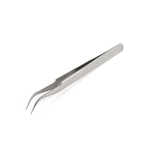 Pince à épiler pour sourcils en acier inoxydable de haute qualité, pince à épiler pour cils à pointe fine, revêtement noir, acier inoxydable allemand - Product Image 6