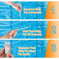 Harga Pabrik Grosir Gemc 6 in 1 Strip Tes Pemeriksaan Air