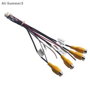 1セット ホワイトブラック 2ピン IP67規格 12V 防水 ナイロン絶縁 裸銅導体 ワイヤーハーネス 自動車・バイク用 - Product Image 3