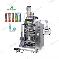 Certification CE Sachet pour poudre de sauce Machine à emballer automatique pour sachets de sucre et de sel Emballeur vertical à plusieurs voies pour poudre