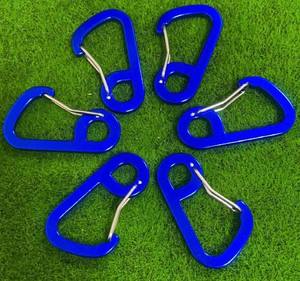 Custom D-Shape Metal Carabiner With Laser Engraved Logo Outdoor Safety <strong>Spring</strong> Hook for Bag &amp; <strong>Keychain</strong> Promotion - Product Image 6