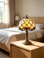 Lampe de table ovale contemporaine en verre teinté électrique personnalisée pour la décoration de la chambre à coucher et du salon, fabrication directe OEM/ODM