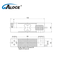 Celda de Carga de Aleación de Aluminio de Alta Precisión GPB144R C3 de 50-500 kg para Básculas de Plataforma y Pesaje Electrónico