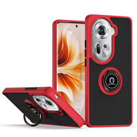 Pour OPPO RENO11 version étrangère 6 5G 8T 10 porte-anneau Coque arrière avec anneau magnétique TPU PC Anti-chute coque de téléphone en gros