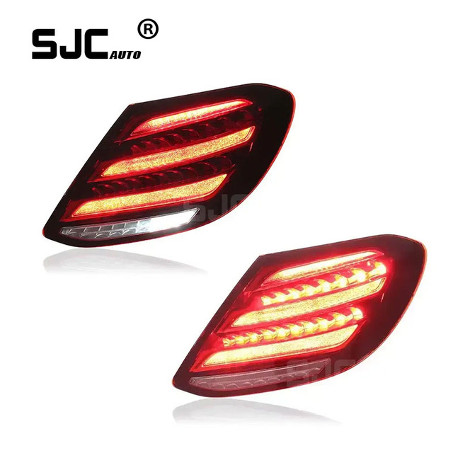 SJC Auto Full LED Tail Lamp for Mercedes Benz E Class W213 2016-2020 Taillights Upgrade to New Style Dynamic Lighting System