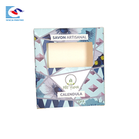 Carte blanche personnalisée en gros boîte à double insertion boîte de présentation de conception de fenêtre boîte d'emballage de produit