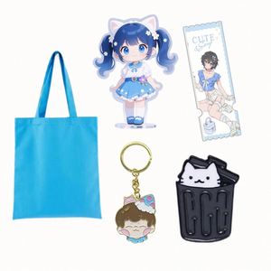 Design Custom Kpop Peripheral Canvas Tote Bag Tinplate <b>Creative</b> Commemorative <b>Gift</b> Set - Product Image 1