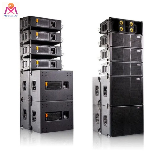 Speaker Line Array Factory Wholesale Dual 8 Inch 3 Way Active Line Array Speaker