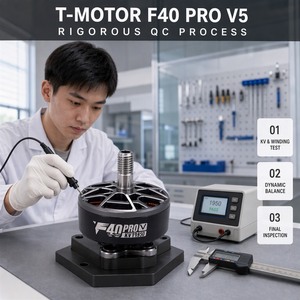 Moteur <span class=keywords><strong>T</strong></span>-<span class=keywords><strong>MOTOR</strong></span> <span class=keywords><strong>F40</strong></span> Pro V5 5 pouces FPV UAV avec cloche anti-vent 6S 1950KV 2150KV pour course freestyle multirotor – Vente en gros - Product Image 2