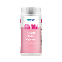 Capsules d'acides aminés pour adultes, marque privée OEM, biotine haute pureté, d'origine végétale fermentée, pour cheveux et ongles