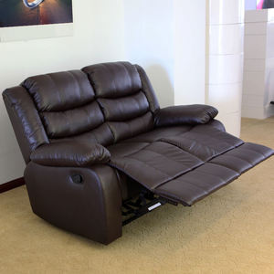 Canapé-lit carré 2 <span class=keywords><strong>places</strong></span> personnalisé en cuir PU <span class=keywords><strong>noir</strong></span> avec fonction massage et structure gonflable pour salon moderne - Product Image 4