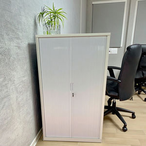 משרד עיצוב מודרני הגשת ארון עם דלת מתגלגלת בשימוש Tamboor 2 דלת אחסון ארון לשימוש חיצוני - Product Image 2