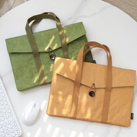 Sac en papier Tyvek en gros, sac à main rétro lavable, sacoche pour ordinateur, housse de protection pour tablette, sac de voyage d'affaires
