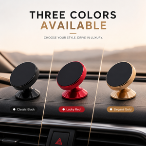 Soporte Minimalista para Teléfono con Ventosa para el Tablero del Automóvil, Base Adhesiva, Ajustable 360°, Universal, Fuerte, de Aleación de Aluminio - Product Image 2