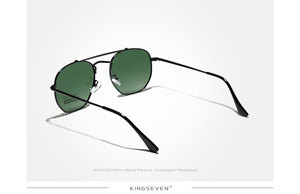 Authentische Vintage Polarisierte Sonnenbrille für Männer und Frauen mit Edelstahlrahmen und UV400-Schutz gegen Strahlung - Product Image 2
