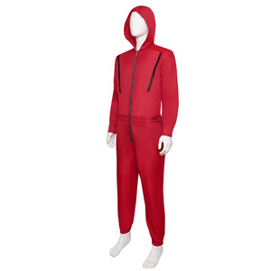 Disfraz de cosplay de Mango para Halloween, mono con capucha y cremallera de poliéster para mujer, estampado digital - Product Image 1