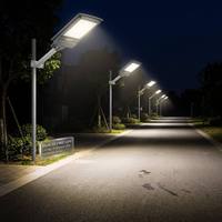Lampe solaire LED pour rue, 120 LED, détecteur de mouvement PIR, étanche IP65, pour extérieur, route, allée, parking, directement de l'usine