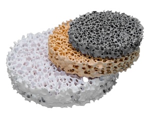 Filtre en céramique de nid d'abeilles de mousse poreuse de carbure de silicium pour la filtration en métal - Product Image 1
