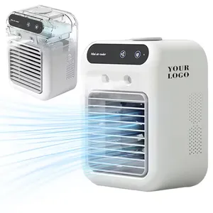 Powerful Portable Evaporative Air Cooler Mini air cooler fan Personal Air Conditioner with spray for Room Office Camping Car