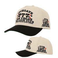 Casquette de baseball structurée Heycap personnalisée à 5 panneaux, visière verte, en acrylique, pour homme, style Dad Hat, avec broderie 3D et logo en relief, fermeture Snapback
