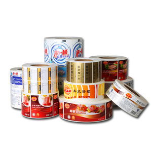 Etiquetas Autoadhesivas Redondas Irregulares Personalizadas Boteng para Envasado de Alimentos, Base Blanca Mate Impermeable, Grosor de 0.05mm - Product Image 1