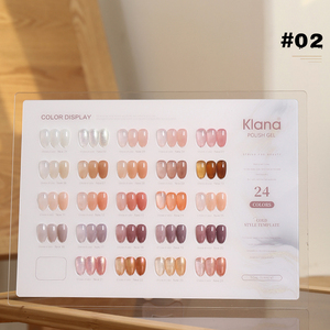 ชุดยาทาเล็บเจลสีนู้ด 24 สี KLANA ติดทนนาน ใช้กับหลอด UV/LED ได้ ปลอดภัย เป็นมิตรต่อสิ่งแวดล้อม เหมาะสำหรับทำเล็บเองที่บ้านและร้านเสริมสวย - Product Image 3