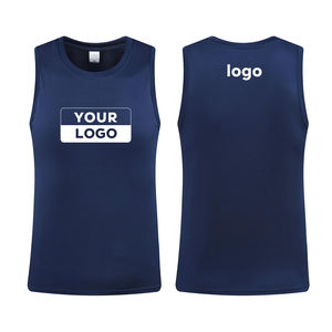 Venta al por mayor al por menor Ropa de gimnasio Entrenamiento físico Gráfico personalizado Chándal para hombre Chaleco sin mangas Camisa Sudadera con capucha amarilla - Product Image 6