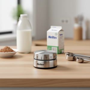 Milk Alarm - Temporizador de Cocina Metaltex de 8 cm, Paquete de 6 - Product Image 3
