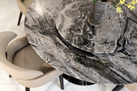 Tables de salle à manger rondes en marbre de luxe pour hôtels, banquets, événements et mariages – Vente en gros