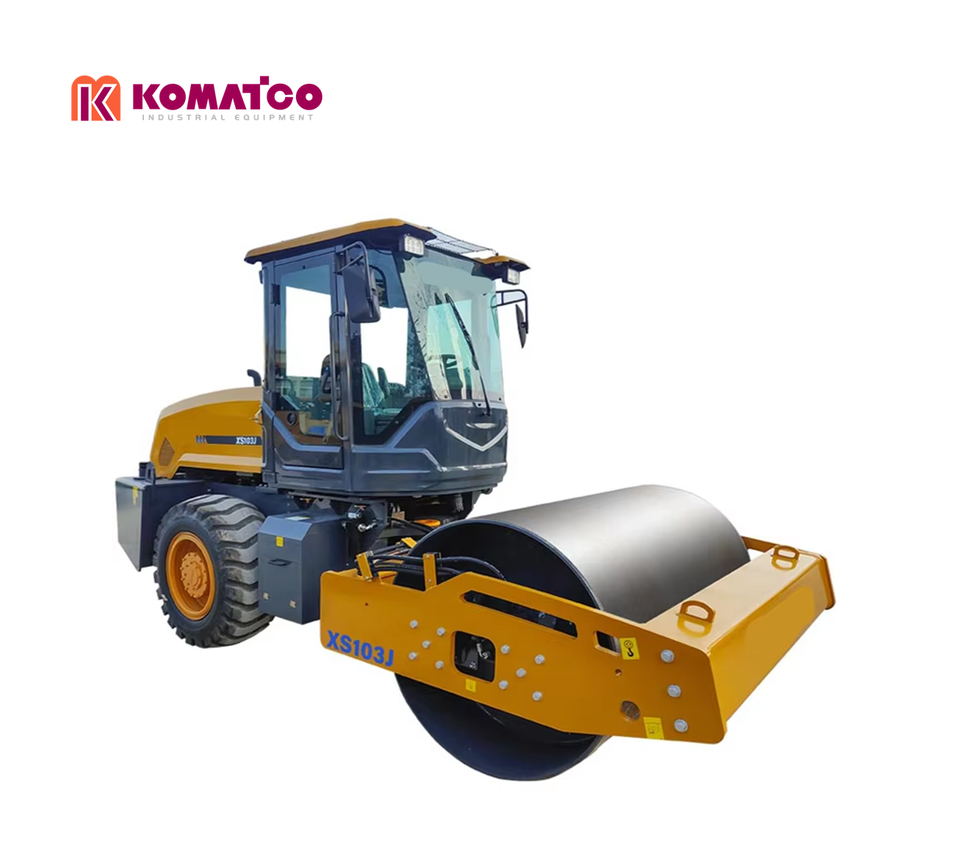 New 10Ton Single Drum Vibratory Road Roller Soil Compactor XS103J for ...