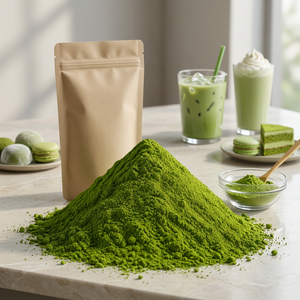 Té Verde Matcha en Polvo de Primera Calidad para Café Latte, Bebidas, Smoothies, Té con Leche, Postres, Fabricación de Bebidas y Suministro al por Mayor - Product Image 1