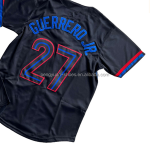 Siap untuk dikirim Youth George Springer Toronto City Connect Jersey bisbol jahit kualitas terbaik - Product Image 3