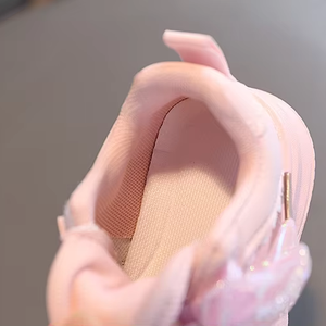 Baskets tendance pour filles, nouvelle collection automne, avec nœud à paillettes, style princesse, décontractées, à enfiler, chaussures de sport pour bébé - Product Image 5