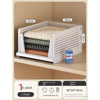 Boîte de rangement multifonctionnelle JX pour placard, étagère à chaussures pliable, tiroir à vêtements, rangement gain de place pour salle de bain et cuisine