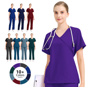 Cheap Ladies Waist Slimming Hand Wash <strong>Clothes</strong> Beauty Salon Postpartum Center <strong>Scrubs</strong> Dental Clinic Working <strong>Clothes</strong> Nursing <strong>Scrubs</strong> - Product Image 1