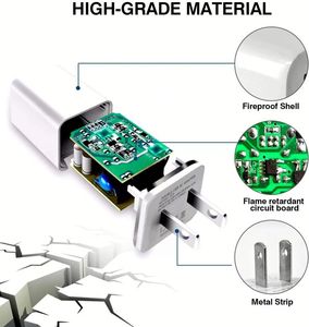 Wall Charger USB 2.1A <b>Charging</b> Port USB Charger US <b>Plug</b> EU <b>Plug</b> <b>Fast</b> Wall Charger Smart Phone - Product Image 5