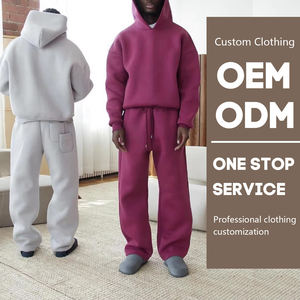 Custom <strong>Spider</strong> <strong>Hoodie</strong> 1.1 <strong>Vendor</strong> and Sweatpants Tracksuit Men s Sets Blank 500 Gsm 100% Cotton Fleece Heavyweight Sweatsuit - Product Image 2